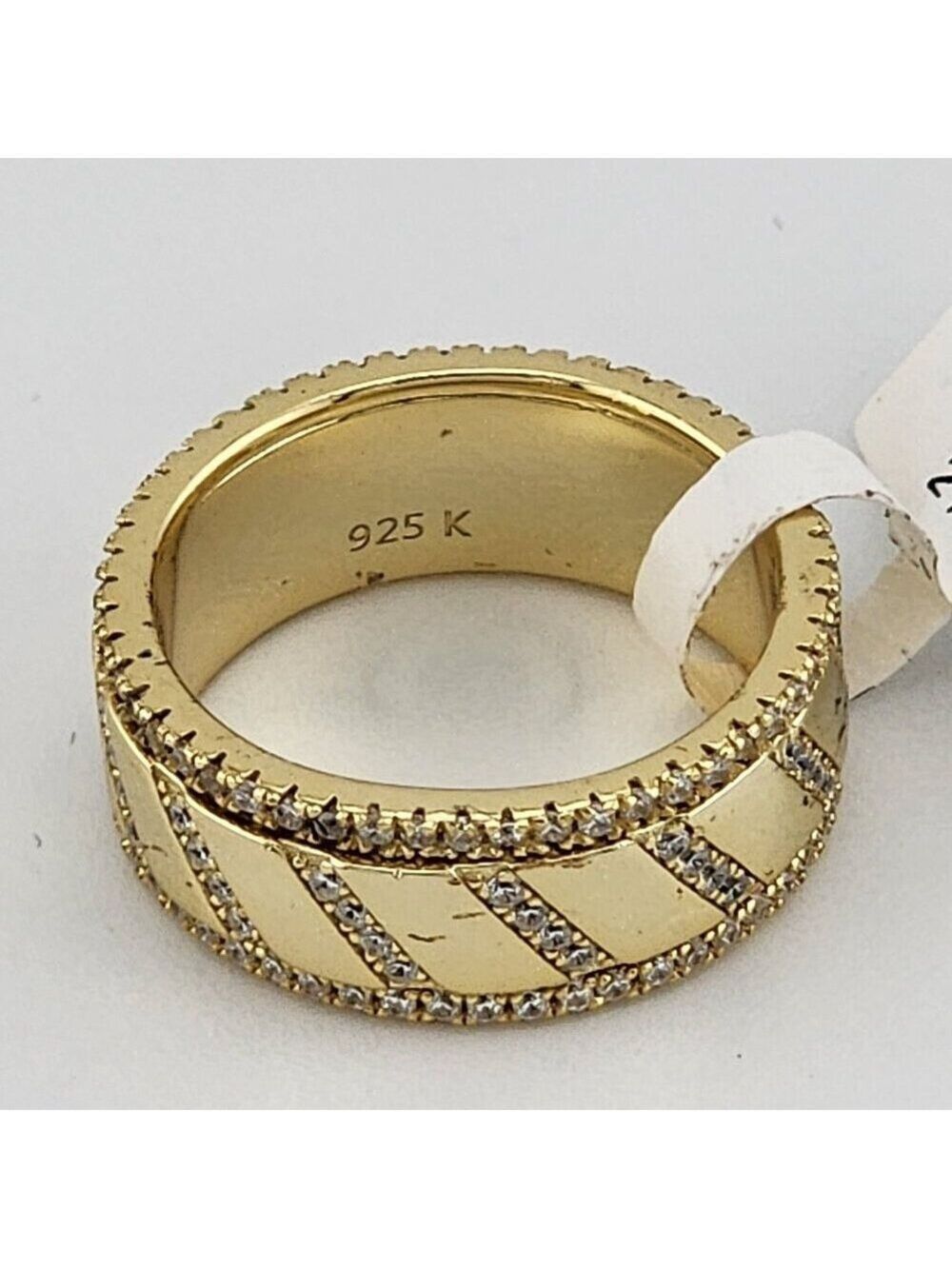 Modern Twist Band Ring in Solid 925 Sterling Silver